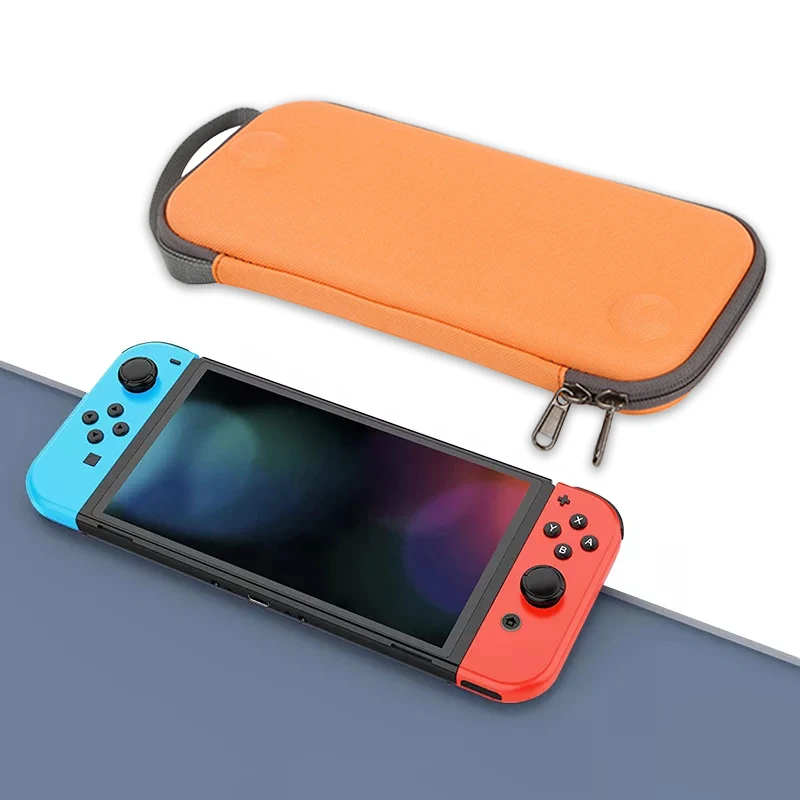 Portable Protective Hard Shell Travel Carrying Eva Case Pouch For Nintendo Switch Console & Accessories With 20 Game Cartridges