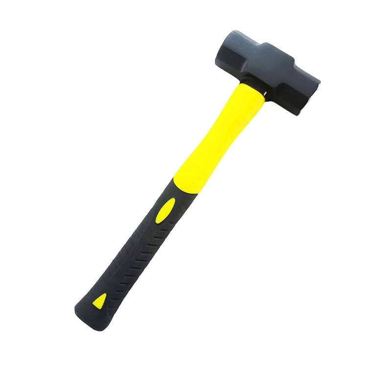 2LB-10LB high duty sledge hammer with shockproof fiberglass handle