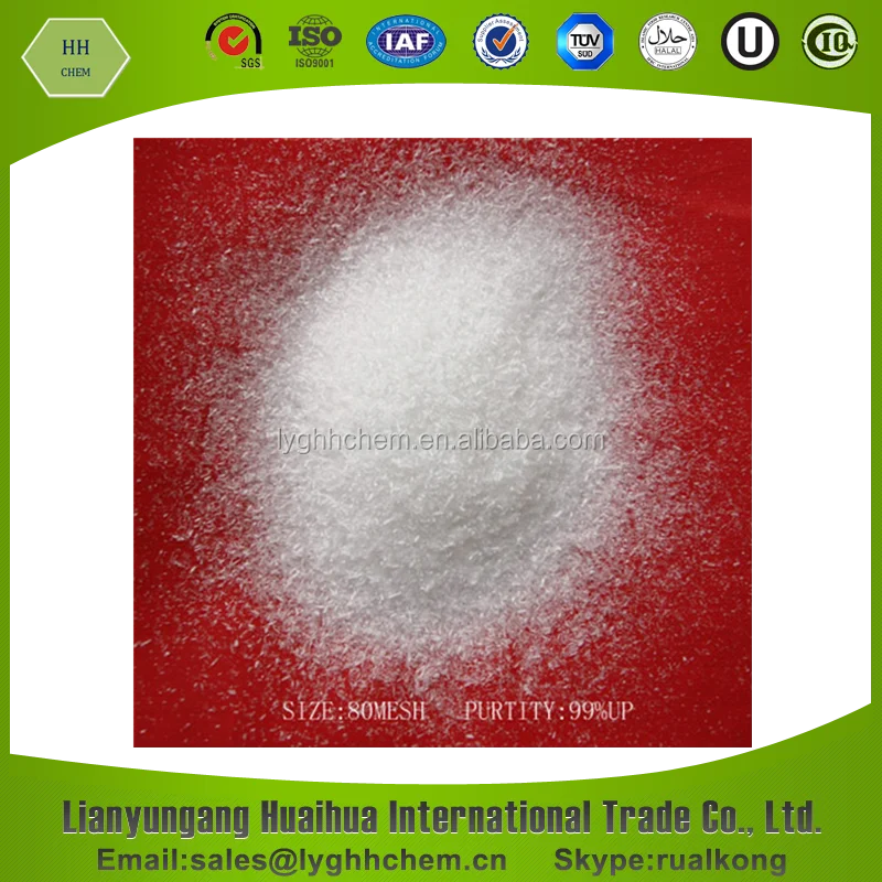 Wholesale Bulk Monosodium Glutamate Food Additive 99% Monosodium Glutamate