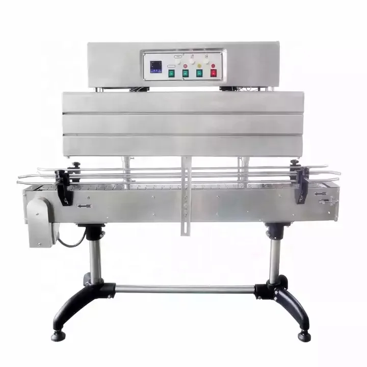 New product semi automatic bottle cap shrink wrap machine