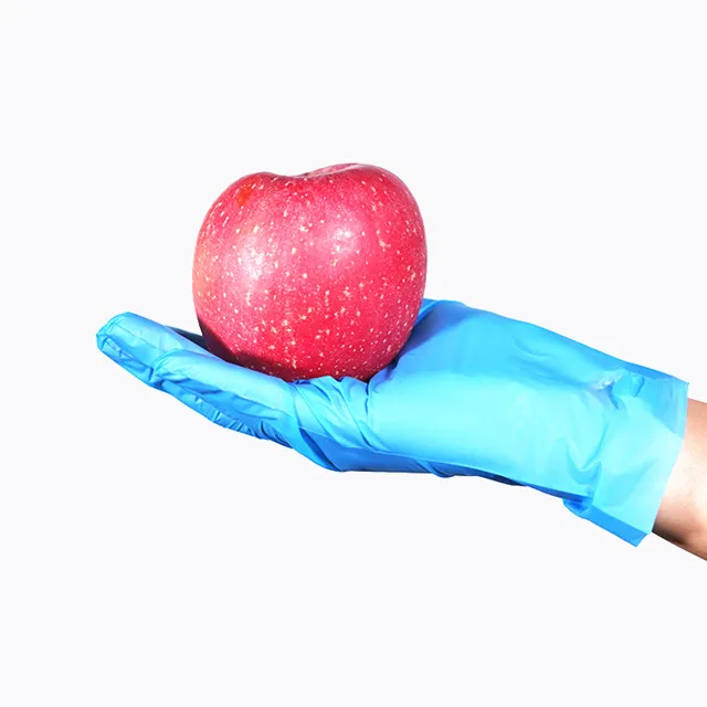 High Quality Thick Disposable TPE Clear Color Plastic Gloves for Kitchen