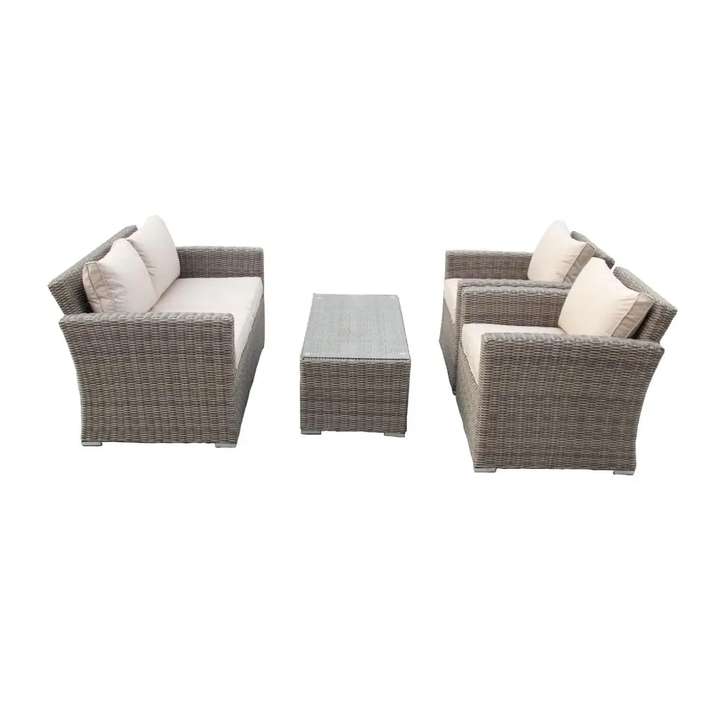 
High Quality China All Weather Outdoor Furniture Wholesaler Eco-friendly Garden Rattan / Wicker Sofa set 