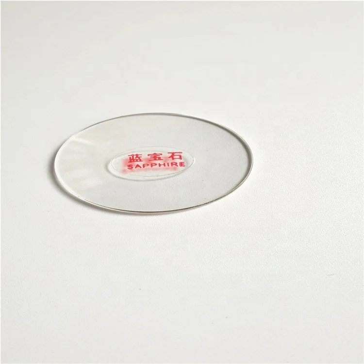 Factory customize polished C orientation Optical sapphire crystal watch glass