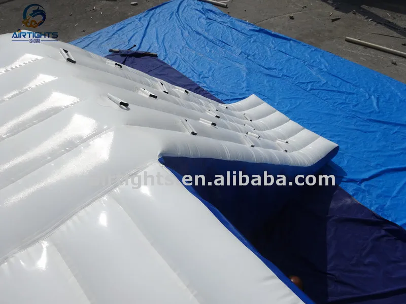 Floating Tower Action Game Giant Climbing Sliding Inflatable Water Tower for Aqua Park