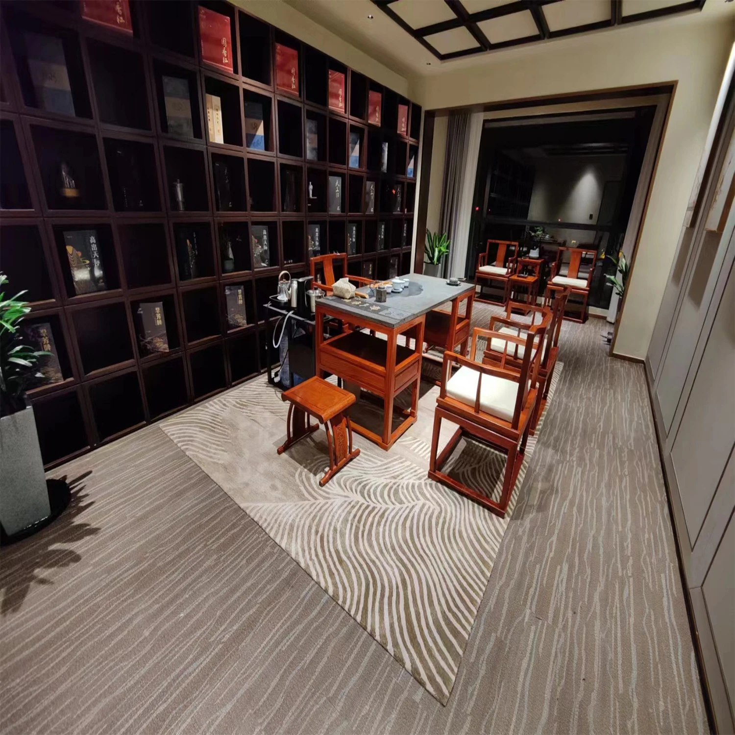 FMT Luxury Hotel Room Handtufted Carpets Handmade Wool Round Rugs