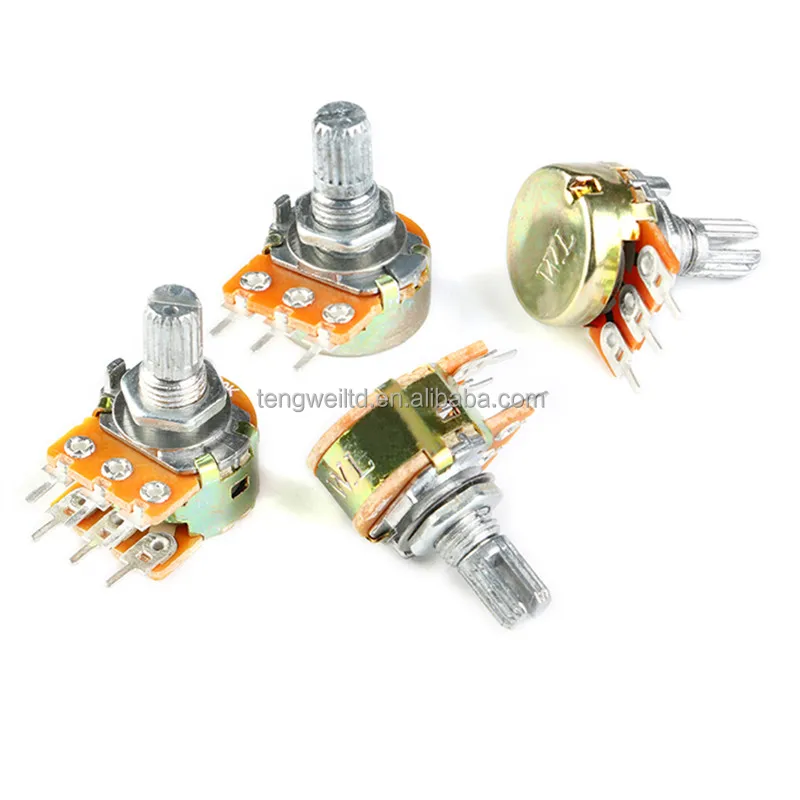 Potentiometers WH148 1Kohms 20%  single Rotary Metal Rheostats 15MM B1K