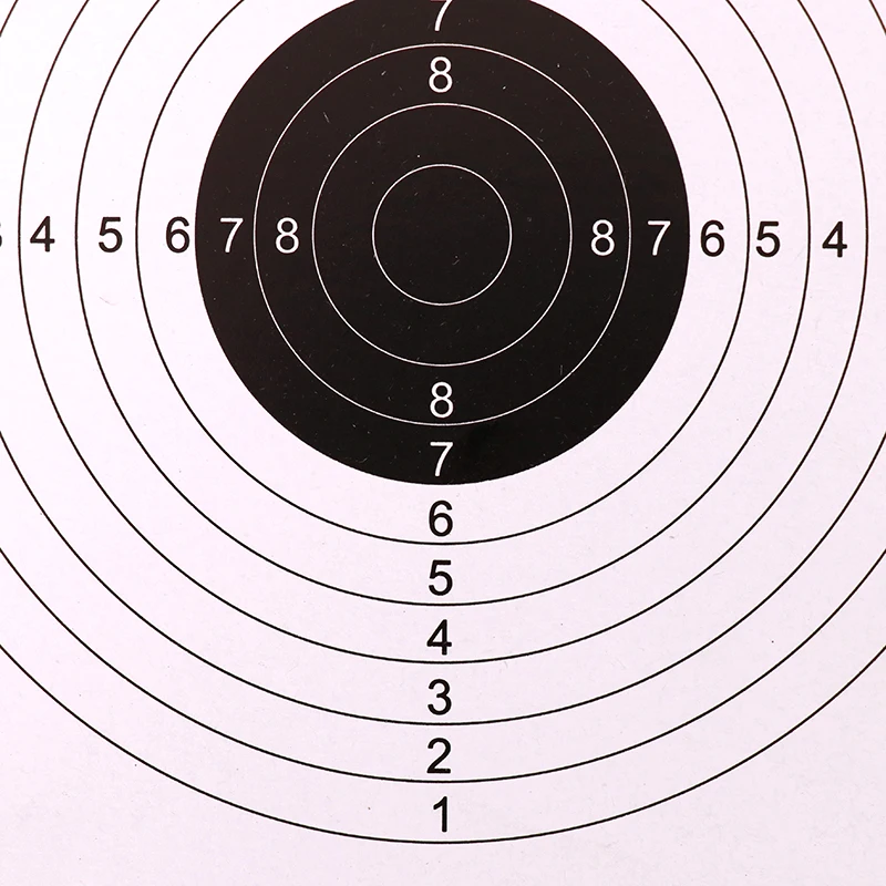 Shooting Accessories Circular Paper Targets Non-Adhesive Training Aim Shooting Paper Target 14 cm 100 pcs