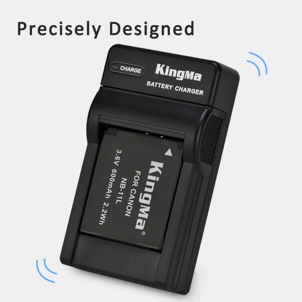 KingMa NB-11LH 600mAh battery and single Fast Charger for Canon IXUS 180/240/245/265/175 Camera