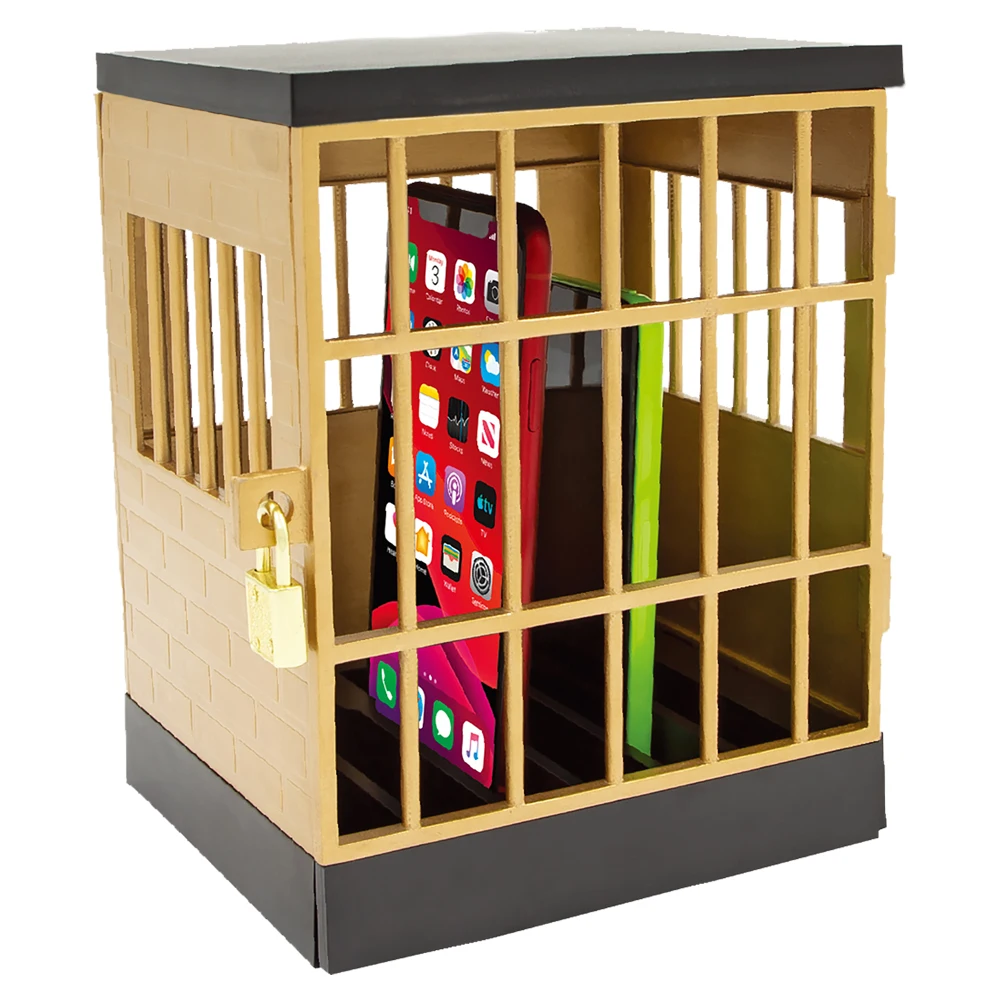 
Tesco Hot sale European Patent cell Phone cage lock family time Phones Prison Smartphone Stand Holders Classroom Storage Gadget 