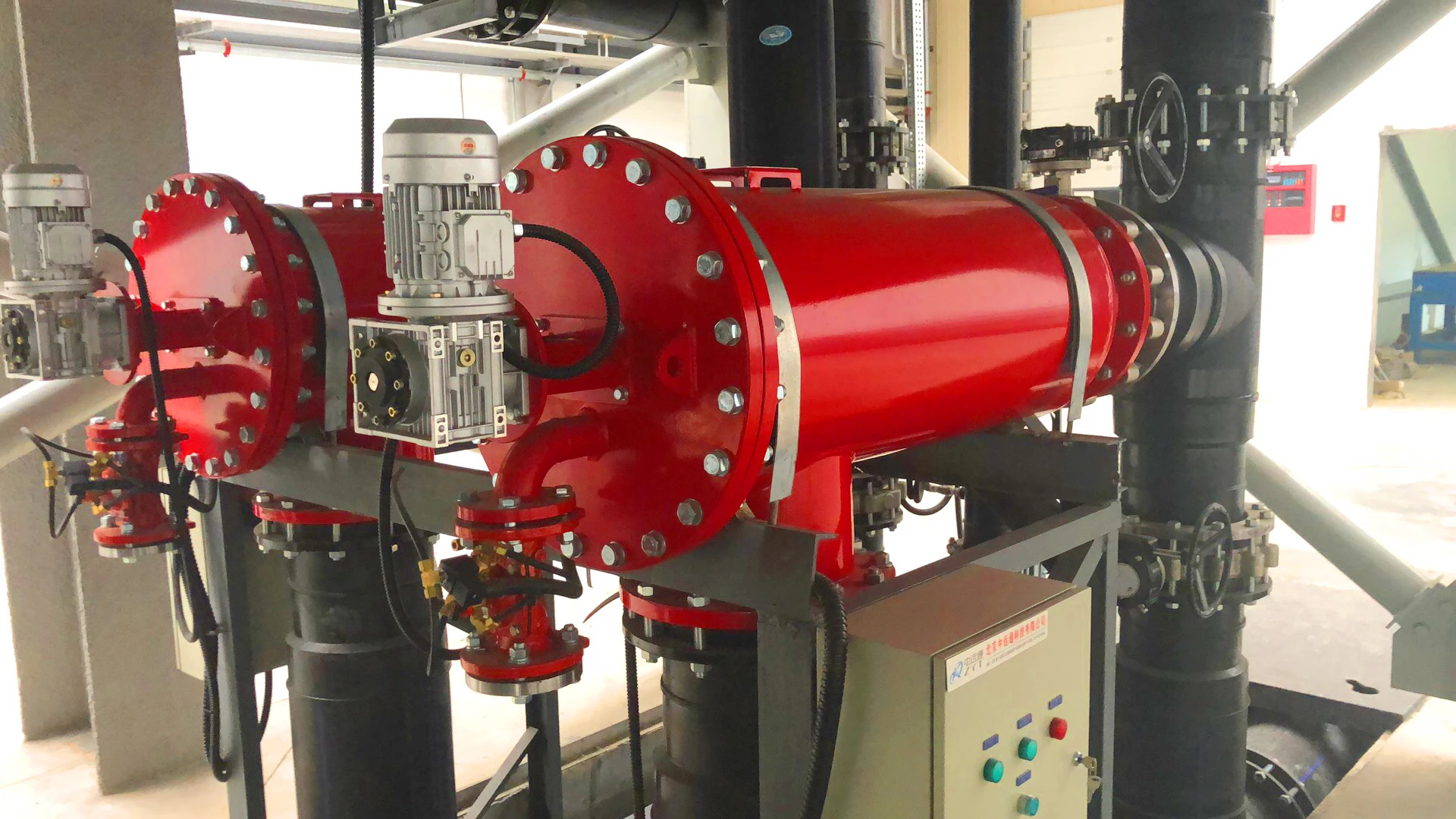 AIGER 600 SeriesStainless Steel 304/316 Automatic Self Cleaning Filter 100 Micron Sintered Mesh Filter For Pre-treatment System