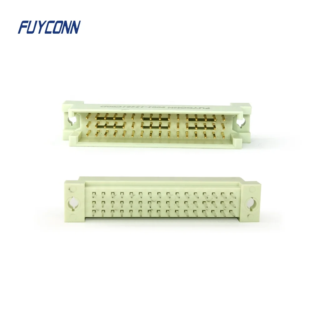 3 Rows Vertical Terminal PCB Male Eurocard connector, Male European Straight PCB 3Rows 30pin 48pin 96pin DIN41612 Connector