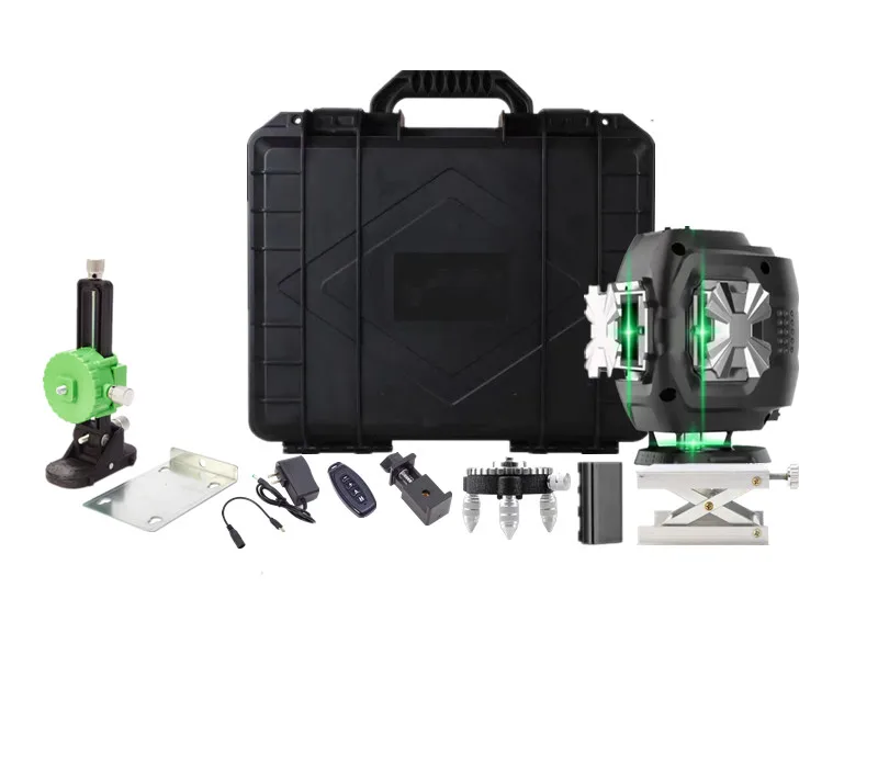 Определение уровня лазерный уровень зеленый лазерный луч крест 3D лазерной Nivel машина 12 самовыравнивающийся 360 зеленый ротационный лазерный уровень с лазером