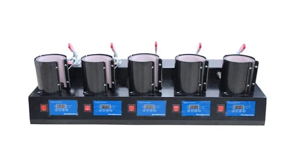 Combo 5in1 sublimation printing mug printing machine mug press sublimation machine for 11oz sublimation