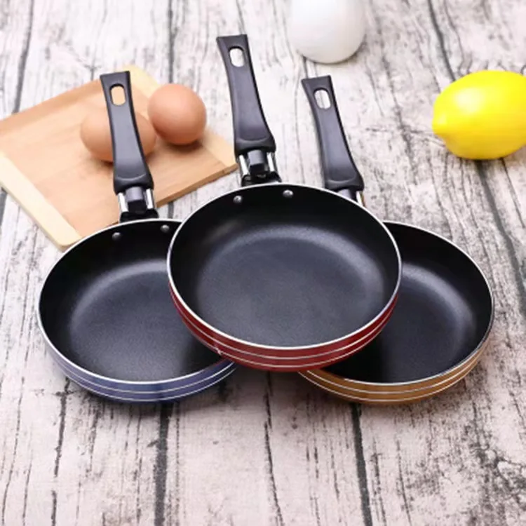 Aluminum Small Non-stick Frying Pan Roasting Pan Fried Eggs Saucepan Cookware Cooker For Cooking