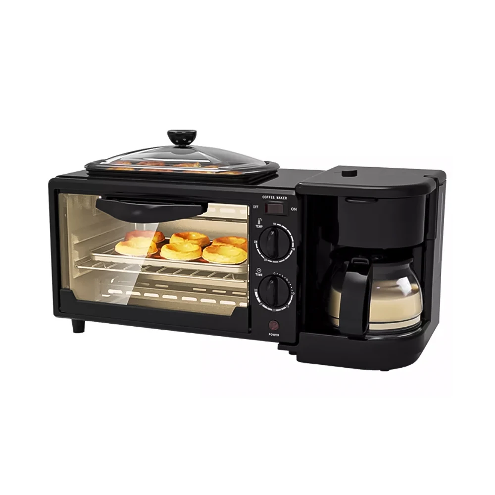 Factory wholesale Sell well  Automatic Multifunction Household 3in one  Oven Multifunction 3 in 1  9L Breakfast Maker