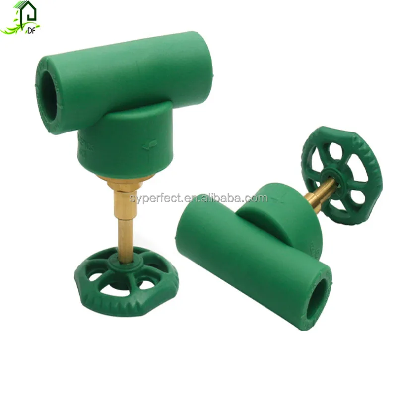 Hot and Cold Water Pipe accessories Green Elbow Pipe Swivel Joint Flange
