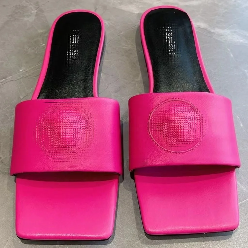 OUDINA Designer Famous Brand Slippers Sandals Luxury High Quality Slides Women Slipper
