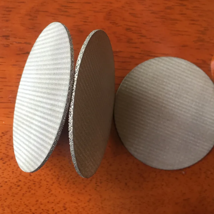 Espresso Puck Screen 1.0mm 1.7mm Thickness sintered screen 316 316L Stainless Steel  Dispersion Screen Filter