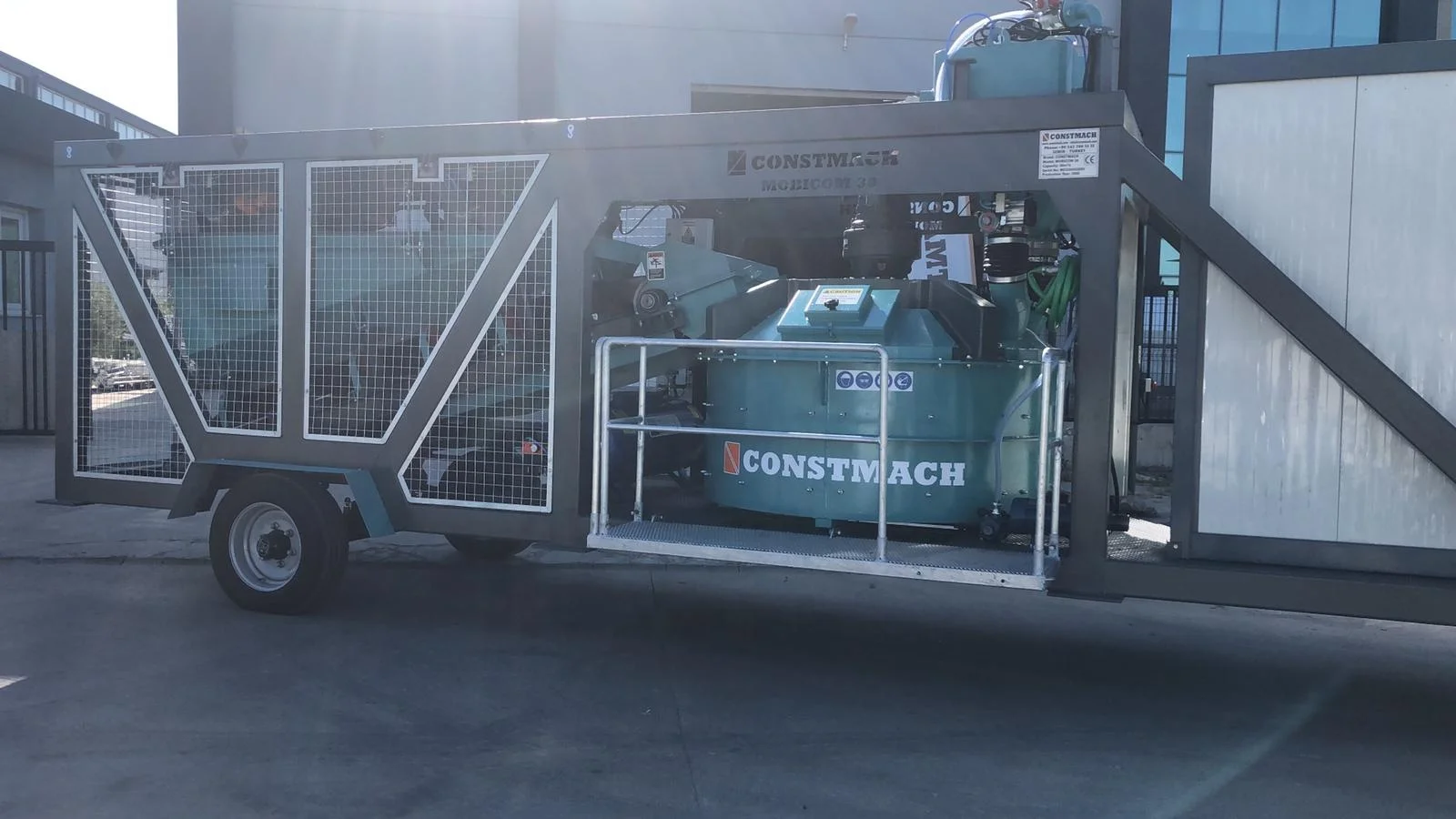 30 м3/ч MOBILE, самый экономичный бетонный завод на рынке!