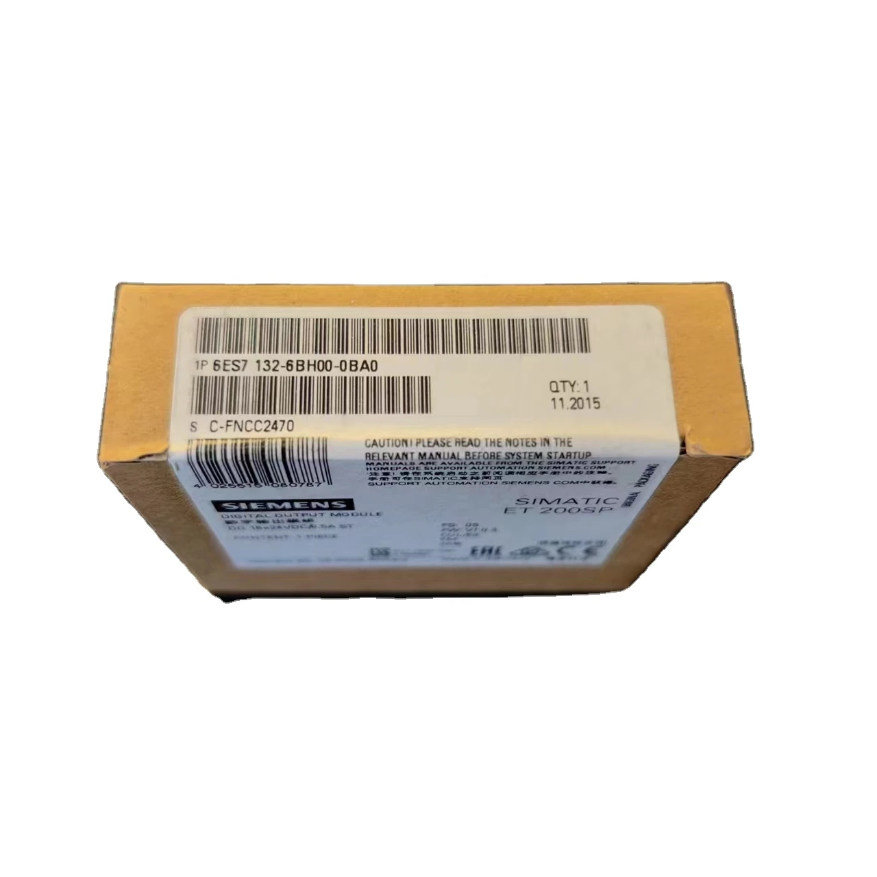 100% New Original PLC SIMATIC ET200SP 8DI DC24V ST  Analog Input Module 6ES7135-4GB01-0AB0