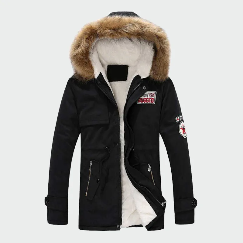 Free Shipping Winter Coats Warm Jackets Casual Hooded Thermal Parka Men Overcoats Mens Clothing