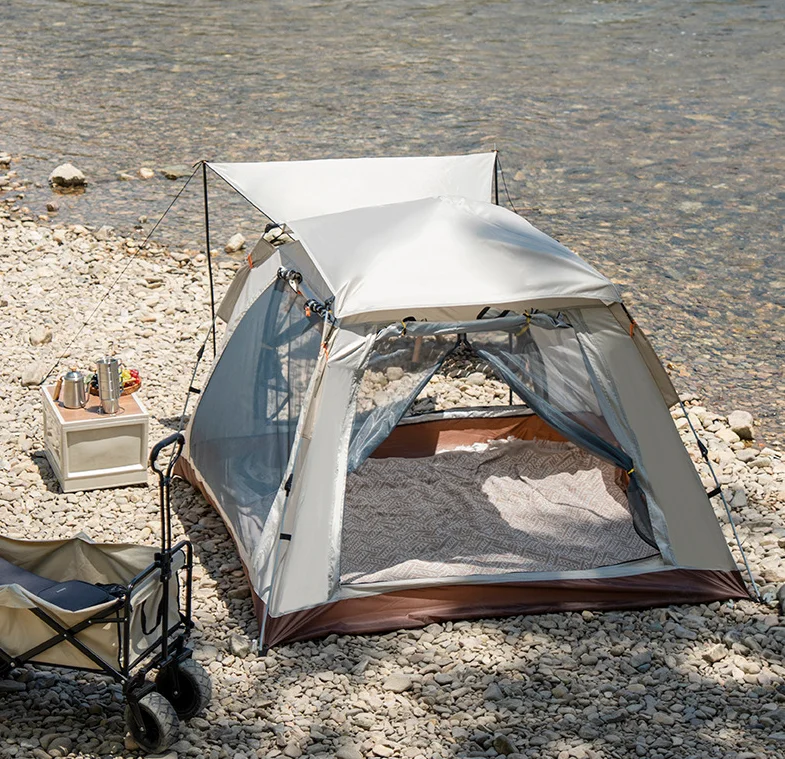 Bestselling outdoor shelter: easily deployable automatic camping tent