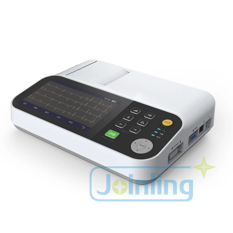 Digital Three Channel Electrocardiograph ECG Machine Electric Medical Devices Acrylic CE Holter Price Wearable Devices 3 Years