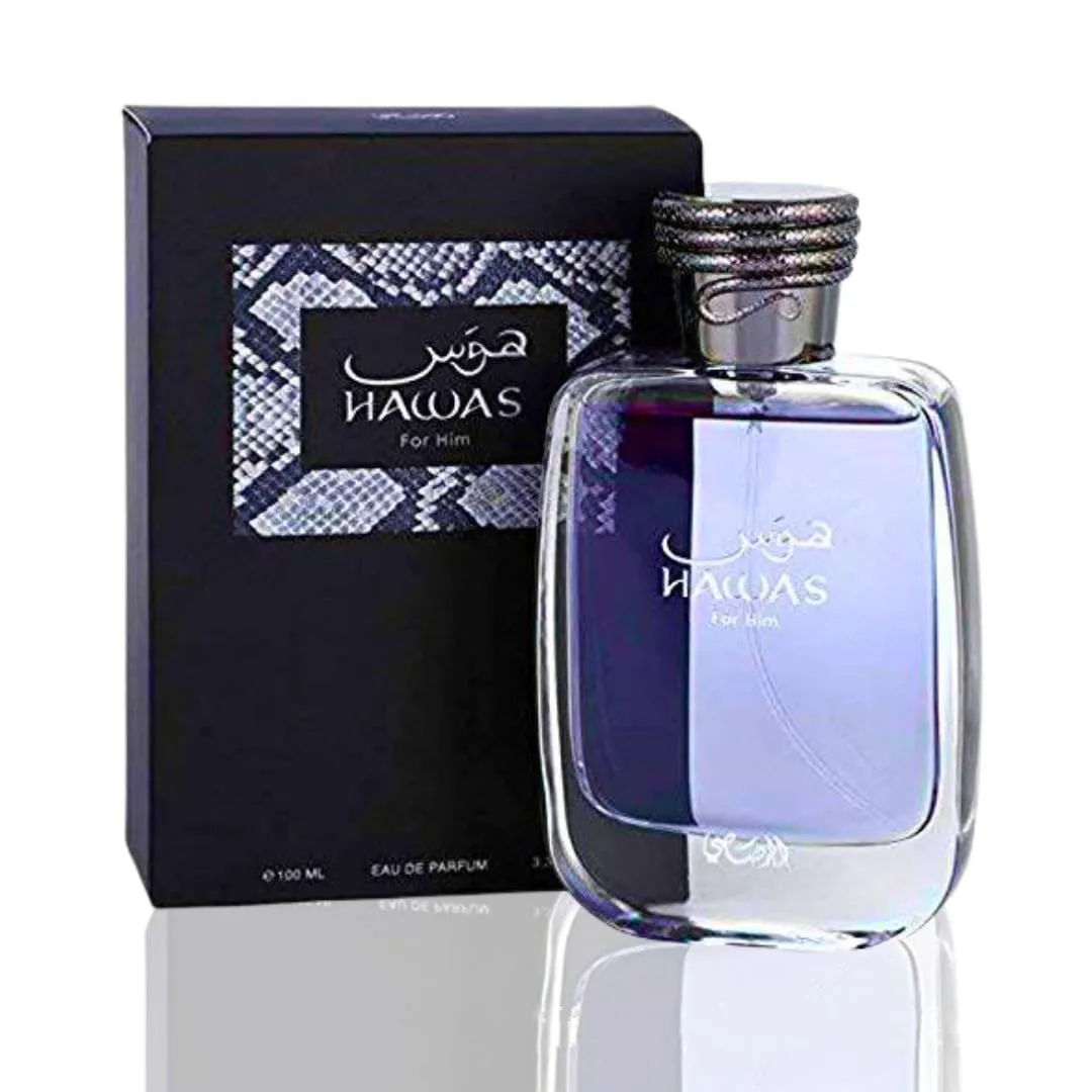 RASASI Hawas for Men and Women Perfume Gold 100ML Eau de Parfum Spray 1:1 Made in china