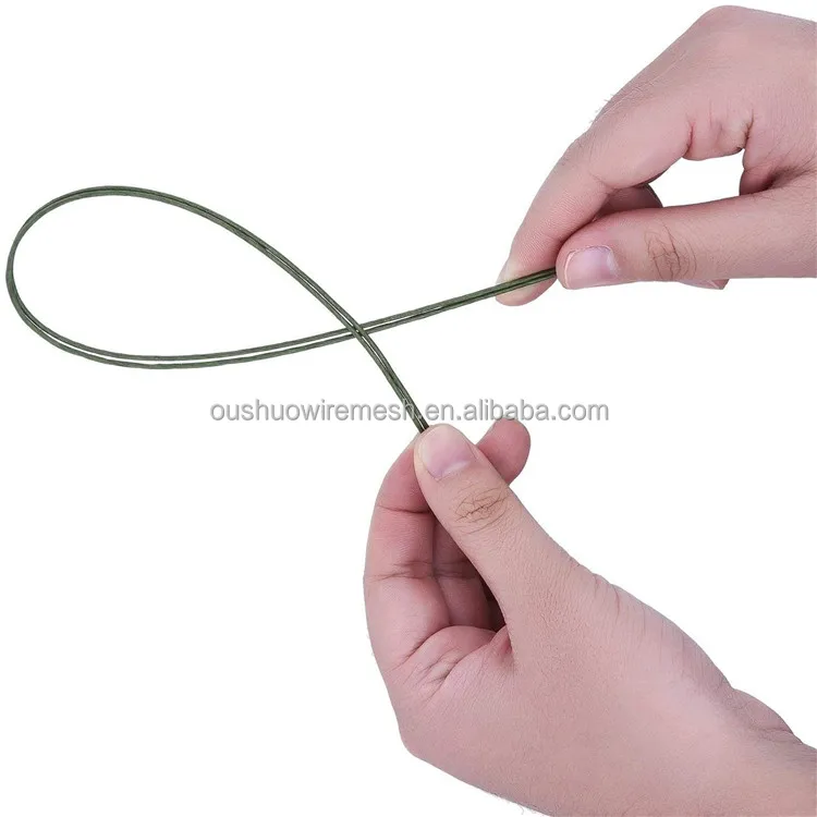 Wholesale customized different size 26 Gauge 36cm 50pcs paper covered florist wire for bakery cake craft and flower making wire