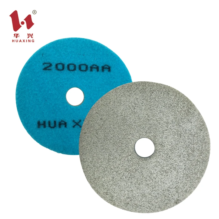 Huaxing high quality  durable wet use stone granite marble m sponge polishing pads