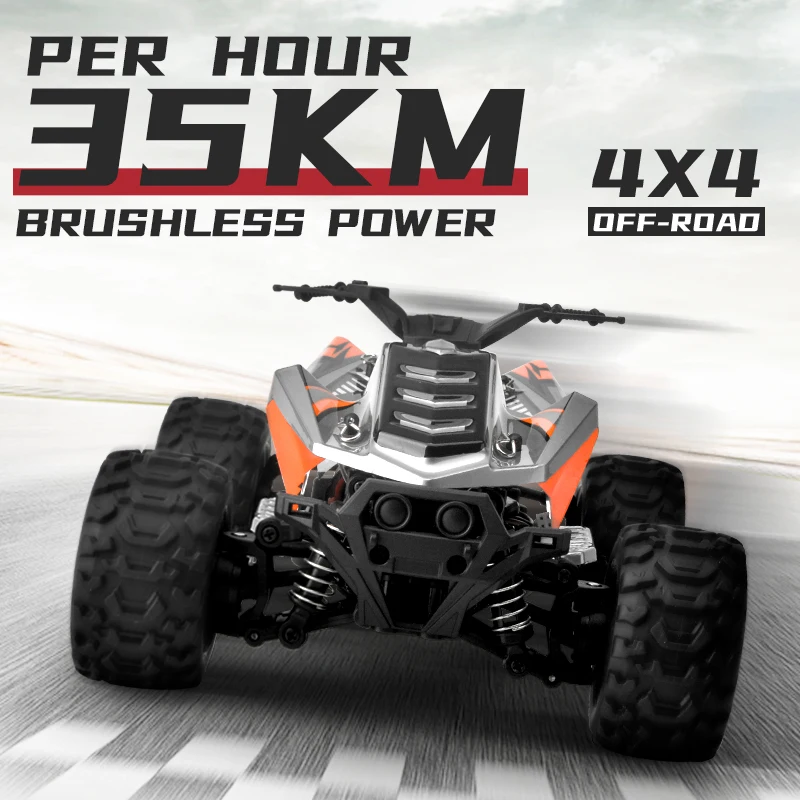 35 км/ч 4x4 радиоуправляемые внедорожные игрушки-багги 2 4 ГГц 1: 18 шкала бесщеточный пульт дистанционного управления для детей