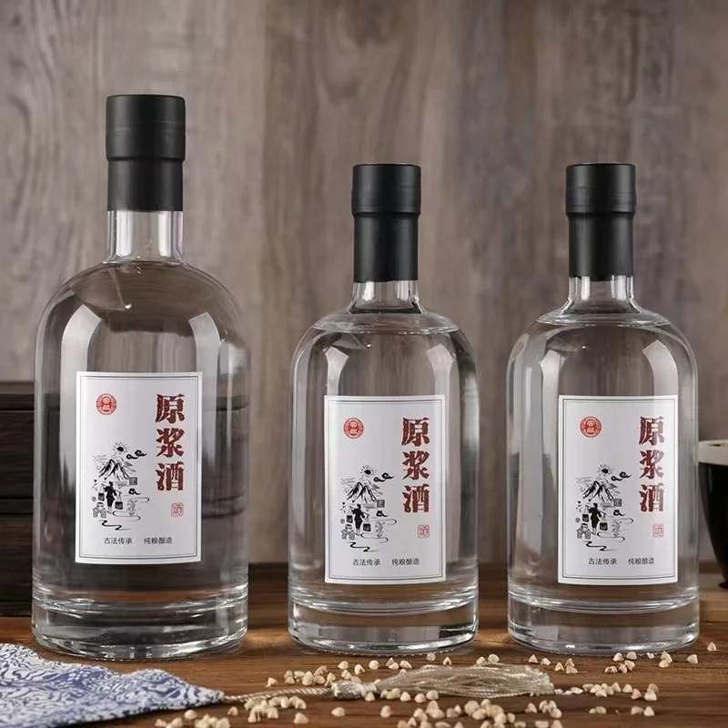 Factory Price Various Sizes Vodka/Whisky/Sherry  Glass Bottle