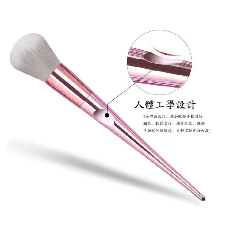 Makeup Brushes Set Professional With Case Sialia 10PCs Synthetic Rose Gold Cosmetic Brushes Sponge Brushes Cleaner Set  Own Name
