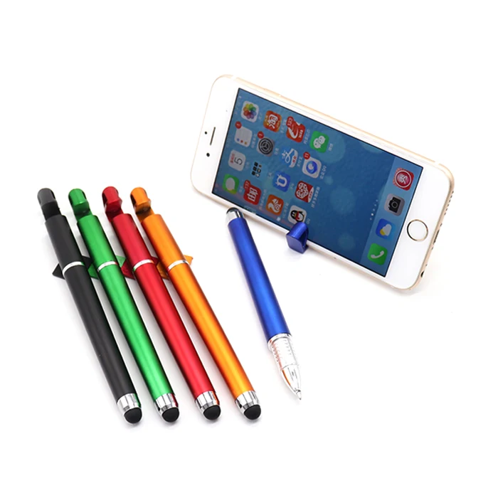 Colorful Pen Barrel Plastic QR Code Touch Screen Ball Pen for Business Gift