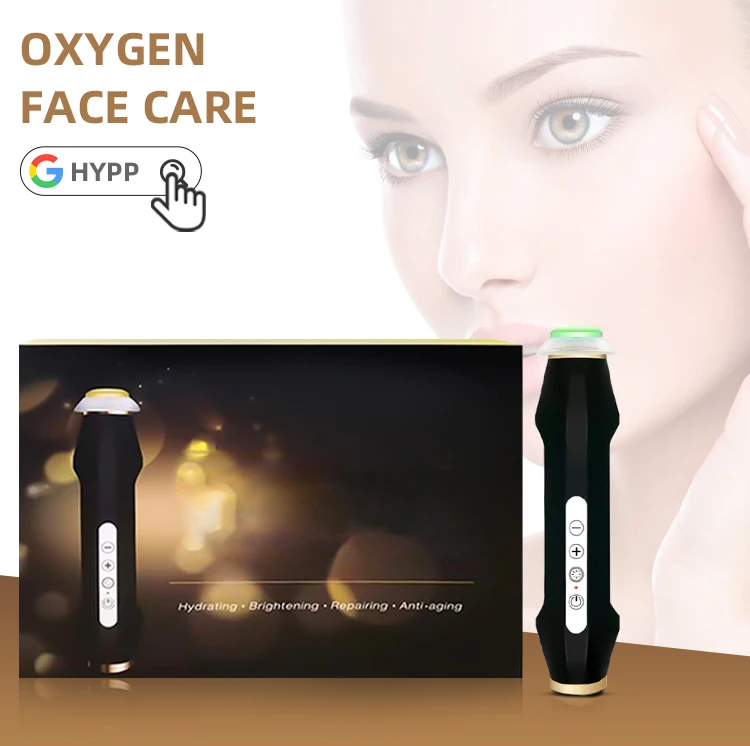 Portable facial oxygen machine oxygenation capsules rechargeable wireless oxygen skin tightening facial machine