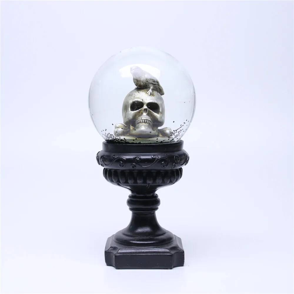 Персонализированный ручная роспись Хэллоуин скелет водяной шар для сувенира