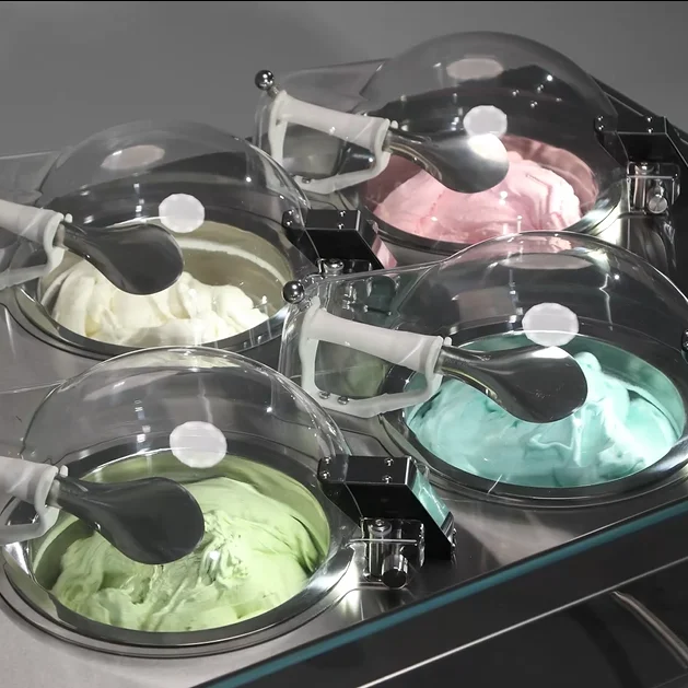 NSF certified Miles ice cream maker with defrost system top quality ice cream machine for hotel commercial catering equipment