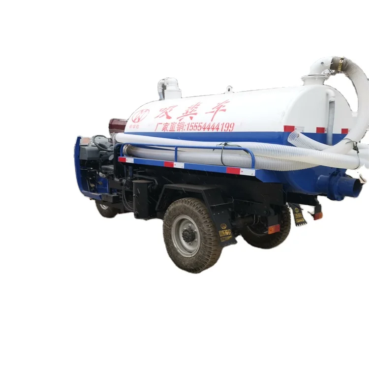 Ranch manure truck, diesel three wheeled manure truck