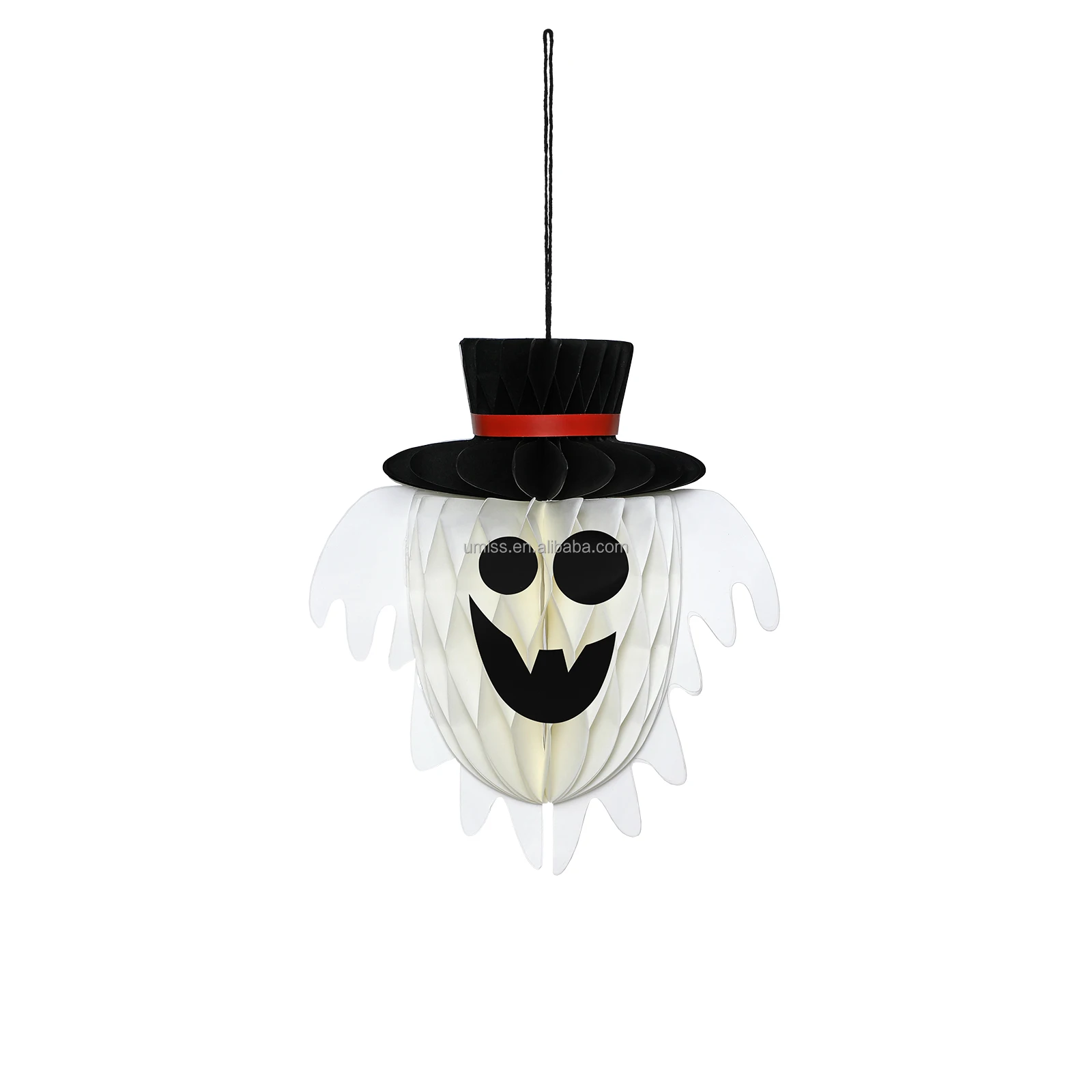 Halloween decorations foldable honeycomb paper ornaments with magnet