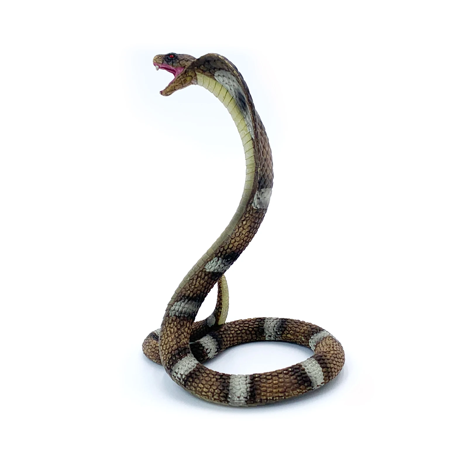 Wildlife Realistic High Quality PVC Plastic Animal Figure Toys Realistic Eco-friendly Anima Standing Cobra Toys
