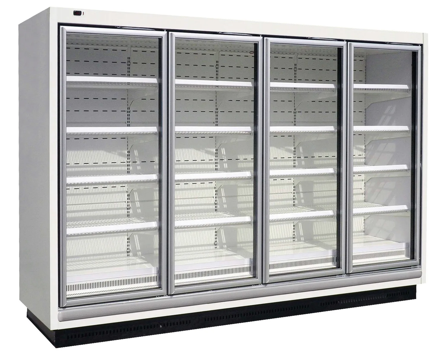 supermarket commercial large capacity Upright Refrigerator Commercial Supermarket Glass Door Freezer Display Cabinets