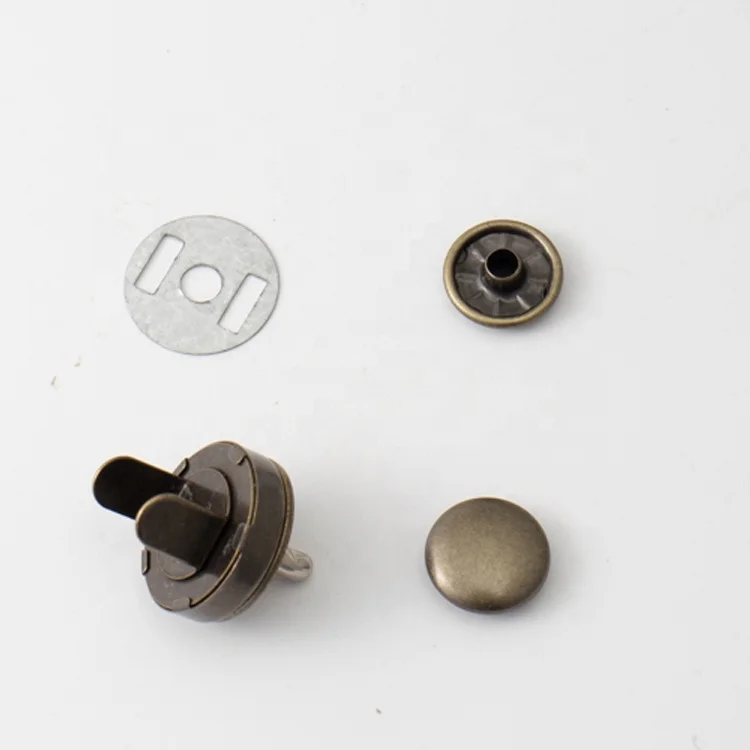 Industrial single-sided magnetic iron magnetic bag button round professional Neodymium magnet sewing PVC magnet clothes