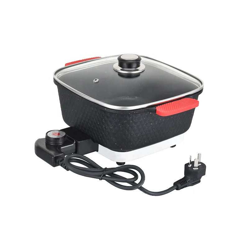 Eco Friendly Multipurpose Deep Fryer Electric Cooker Multi Color Electric Cooker Fry Pan