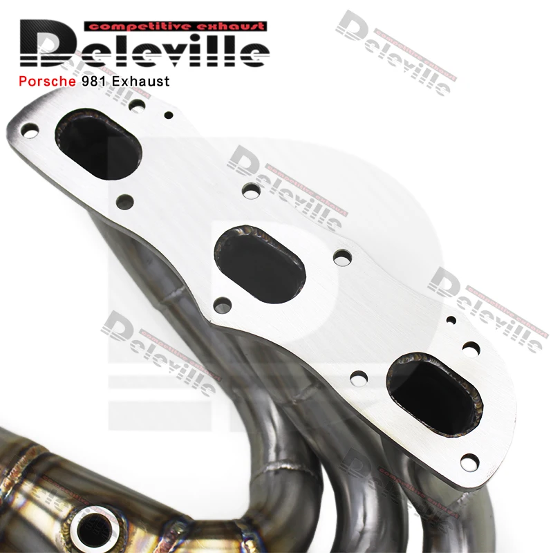 Stainless steel exhaust pipes For PORSCHE 981 Cayman/Boxster 2.7/3.4 2012-2015 Racing Car Exhaust System  Exhaust Manifold