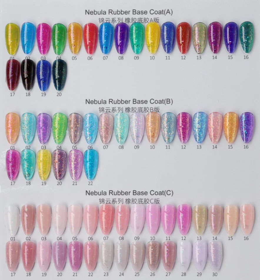 Lehchis Rubber Base Coat Gel Polish Create Your Own Brand Hema Free Glitter Reflective Gel Polish Very Good Nail Gel Polish