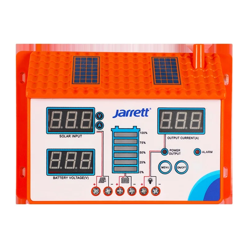 JAR-PB-50A PWM Jarrett за максимальной точкой мощности Солнечный Контроллер заряда 12V 24V 50A на солнечной батарее