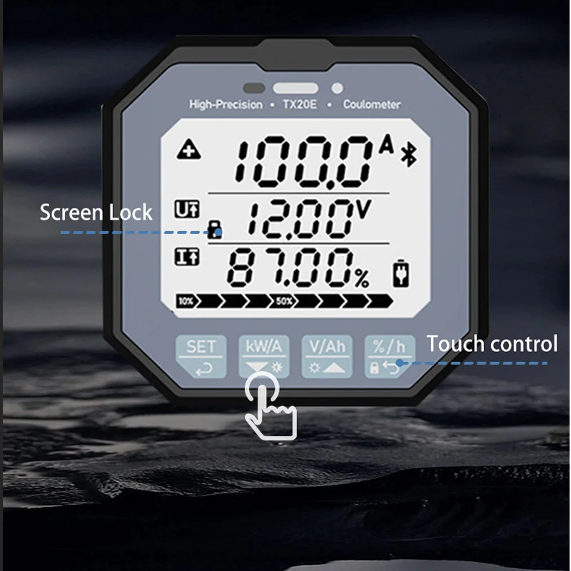 Lithium Battery Monitor Indicator Electric Car Battery Capacity Indicator Golf Cart Power Indicator