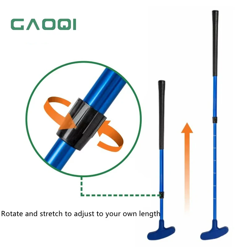Premium Grip Adjustable Length Two Way Kids Putter Mini Golf Putter Both Left And Right Handed Mini Golf Club