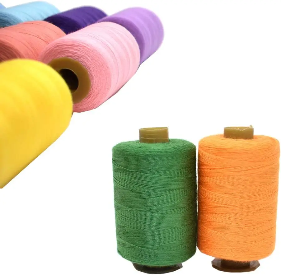 Sewing Thread 24 Colors Sewing Industrial Purpose for thread Machine and Hand Stitching 1500 Yards Nylon  Polyester