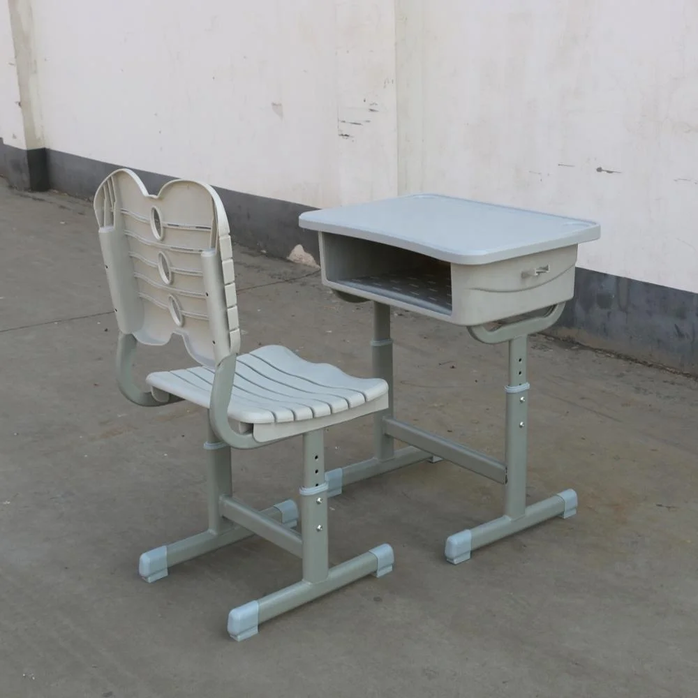 Adjustable height children  portable china school desk chair